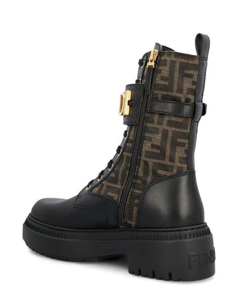 fendi side pocket hiker boots|Fendi graphy Biker Boot (Women) .